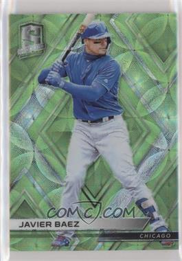 2018 Panini Chronicles - Spectra - Neon Green Prizm #86 - Javier Baez /49