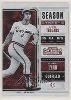 Fred Lynn (Helmet Cut Off, Right Foot Out of Frame) #/23