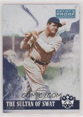 2018 Panini Diamond Kings - [Base] - Artist Proof Blue #1.2 - Name Variation - Babe Ruth (The Sultan of Swat) /25