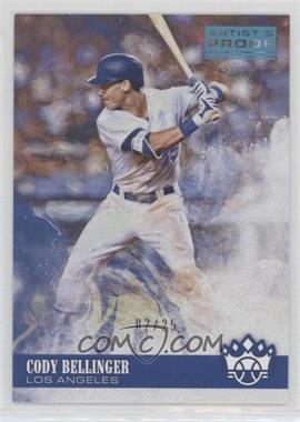 2018 Panini Diamond Kings - [Base] - Artist Proof Blue #82.1 - Cody Bellinger /25