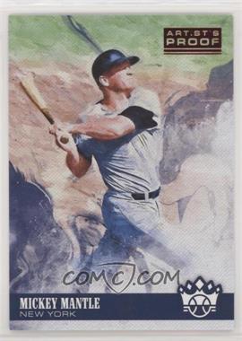 2018 Panini Diamond Kings - [Base] - Artist Proof Red #7.3 - Photo Variation - Mickey Mantle (Swing Follow Through)