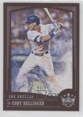 2018 Panini Diamond Kings - [Base] - Brown Frame #82.1 - Cody Bellinger /49