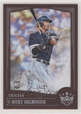 2018 Panini Diamond Kings - [Base] - Brown Frame #89 - Nicky Delmonico /49