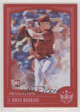 2018 Panini Diamond Kings - [Base] - Red Frame #121.1 - SP - Rhys Hoskins