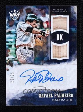 2018 Panini Diamond Kings - DK Materials Signatures - Holo Silver #MS-RP - Rafael Palmeiro /25