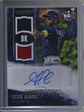 2018 Panini Diamond Kings - DK Rookie Materials Signatures #RMS-OZ2 - Ozzie Albies (Throwing) /299