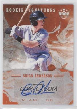 2018 Panini Diamond Kings - DK Rookie Signatures - Holo Silver #S-BA - Brian Anderson /49