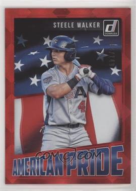 2018 Panini Donruss - American Pride - Red #AP15 - Steele Walker /149