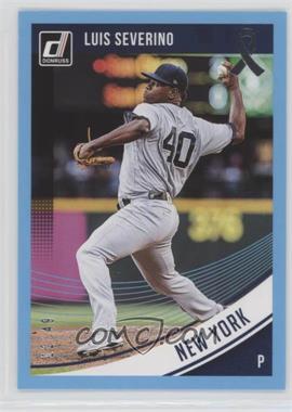 2018 Panini Donruss - [Base] - Father's Day Ribbon #151 - Luis Severino /49