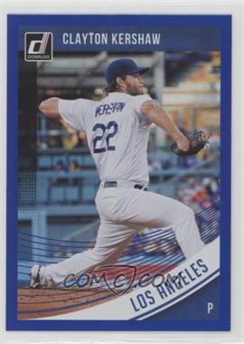 2018 Panini Donruss - [Base] - Holo Blue #154 - Clayton Kershaw