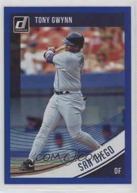 2018 Panini Donruss - [Base] - Holo Blue #165 - Tony Gwynn