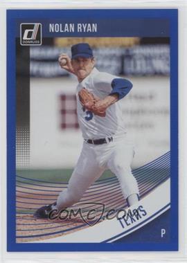 2018 Panini Donruss - [Base] - Holo Blue #187 - Nolan Ryan