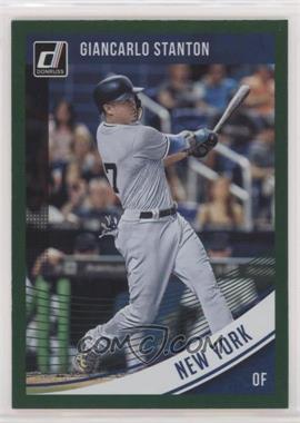 2018 Panini Donruss - [Base] - Holo Green #143 - Giancarlo Stanton