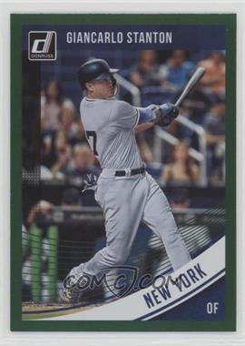 2018 Panini Donruss - [Base] - Holo Green #143 - Giancarlo Stanton