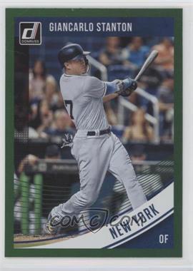 2018 Panini Donruss - [Base] - Holo Green #143 - Giancarlo Stanton