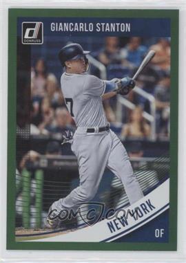 2018 Panini Donruss - [Base] - Holo Green #143 - Giancarlo Stanton