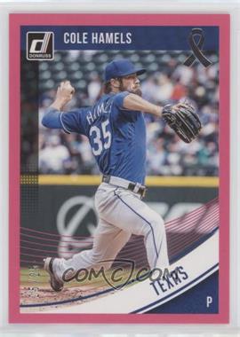 2018 Panini Donruss - [Base] - Mother's Day Ribbon #77 - Cole Hamels /25