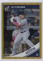 Variations - Alex Bregman (Grey Uniform, Black Bat) #/99