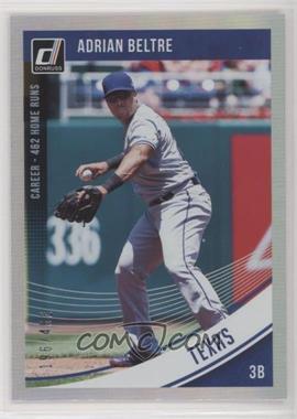 2018 Panini Donruss - [Base] - Stat Line Career #182 - Adrian Beltre /462