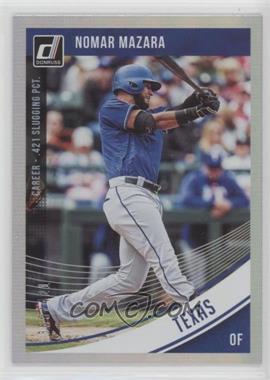 2018 Panini Donruss - [Base] - Stat Line Career #186 - Nomar Mazara /421