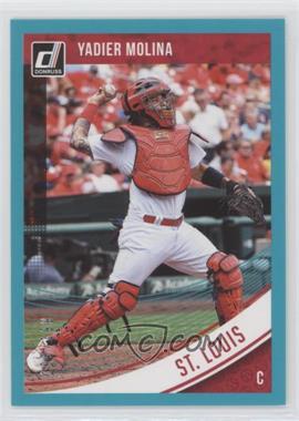 2018 Panini Donruss - [Base] - Teal Border #176.1 - Yadier Molina ("Yadier Molina") /199