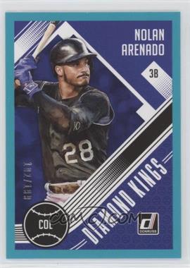 2018 Panini Donruss - [Base] - Teal Border #8 - Diamond Kings - Nolan Arenado /199