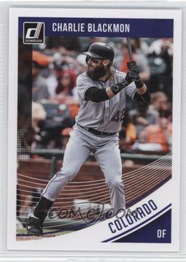 2018 Panini Donruss - [Base] #104.2 - Variations - Charlie Blackmon (Uniform #42)