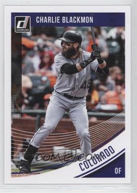 2018 Panini Donruss - [Base] #104.2 - Variations - Charlie Blackmon (Uniform #42)