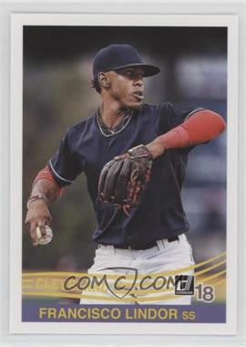 2018 Panini Donruss - [Base] #234.2 - Retro 1984 Variations - Francisco Lindor (Throwing)