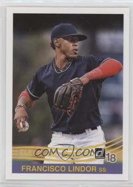 2018 Panini Donruss - [Base] #234.2 - Retro 1984 Variations - Francisco Lindor (Throwing)