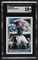Wrapper Redemption Rated Rookie - Ronald Acuna (Ronald Acuna Jr.) [SGC 10&…