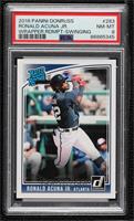Wrapper Redemption Rated Rookie - Ronald Acuna (Ronald Acuna Jr.) [PSA 8&n…