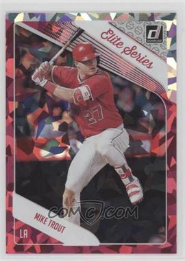 2018 Panini Donruss - Elite Series - Crystals #ES8 - Mike Trout