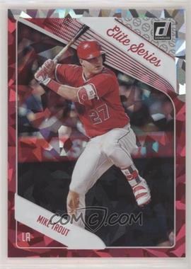 2018 Panini Donruss - Elite Series - Crystals #ES8 - Mike Trout