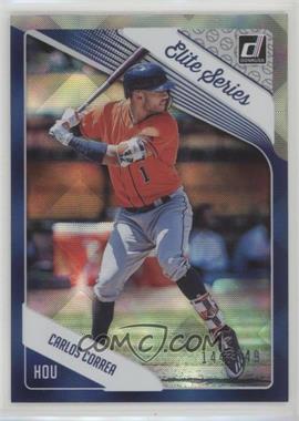 2018 Panini Donruss - Elite Series - Silver #ES5 - Carlos Correa /349