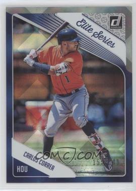 2018 Panini Donruss - Elite Series - Silver #ES5 - Carlos Correa /349