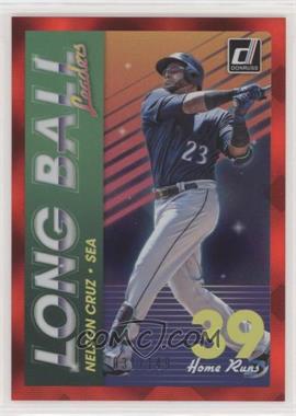 2018 Panini Donruss - Long Ball Leaders - Red #LBL7 - Nelson Cruz /149