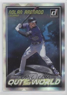 2018 Panini Donruss - Out of this World #OW10 - Nolan Arenado /999