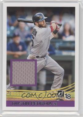 2018 Panini Donruss - Retro 1984 Materials #R84-DP - Dustin Pedroia