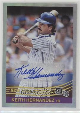 2018 Panini Donruss - Retro 1984 Signatures #84S-KH - Keith Hernandez