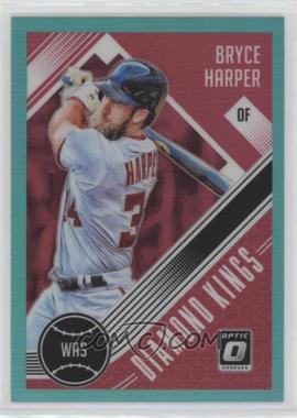 2018 Panini Donruss Optic - [Base] - Aqua Prizm #10 - Diamond Kings - Bryce Harper /299