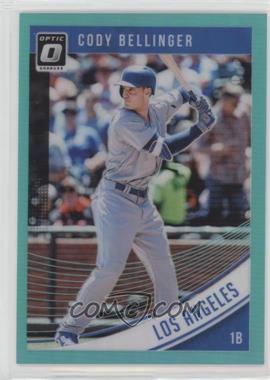 2018 Panini Donruss Optic - [Base] - Aqua Prizm #115.2 - Variation - Cody Bellinger (Batting Stance) /299