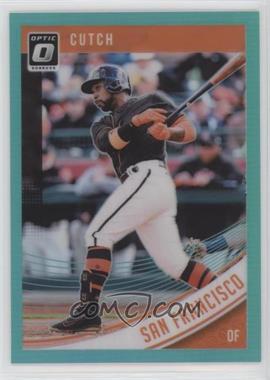 2018 Panini Donruss Optic - [Base] - Aqua Prizm #125.2 - Variation - Andrew McCutchen ("Cutch") /299