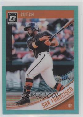 2018 Panini Donruss Optic - [Base] - Aqua Prizm #125.2 - Variation - Andrew McCutchen ("Cutch") /299