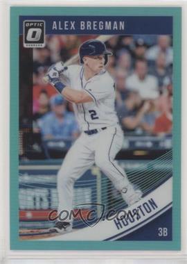 2018 Panini Donruss Optic - [Base] - Aqua Prizm #128 - Alex Bregman /299