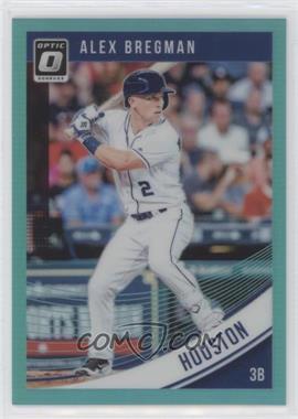 2018 Panini Donruss Optic - [Base] - Aqua Prizm #128 - Alex Bregman /299