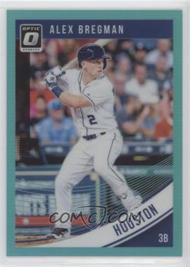 2018 Panini Donruss Optic - [Base] - Aqua Prizm #128 - Alex Bregman /299