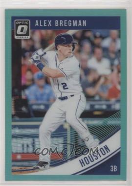 2018 Panini Donruss Optic - [Base] - Aqua Prizm #128 - Alex Bregman /299