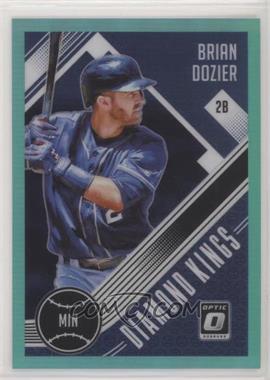 2018 Panini Donruss Optic - [Base] - Aqua Prizm #17 - Diamond Kings - Brian Dozier /299