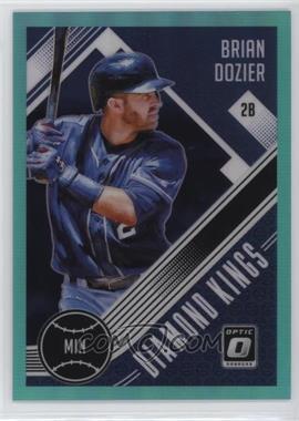 2018 Panini Donruss Optic - [Base] - Aqua Prizm #17 - Diamond Kings - Brian Dozier /299